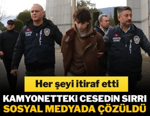 Kamyonetteki cesedin sırrı sosyal medyada çözüldü