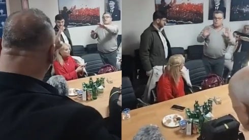AKP'liler toplantıda birbirine girdi: Bu görüntüler basına yansırsa yakarım...