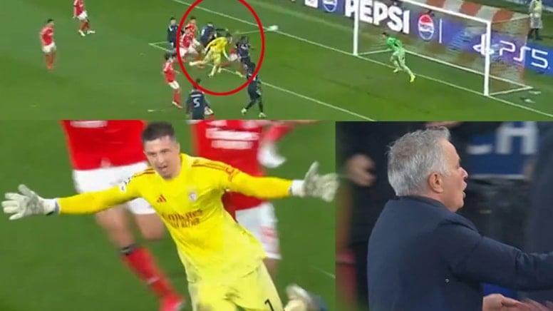 Mucize son saniye golünü kaleci attı Mourinho'yu kurtardı