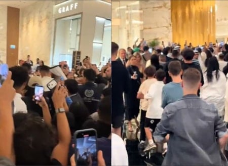 Dünyaca ünlü yıldız AVM'de eziliyordu!