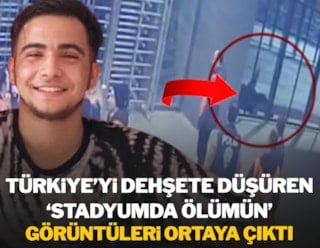 Türkiye'yi dehşete düşüren stadyumda ölümün görüntüleri ortaya çıktı