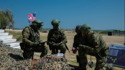 Yunanistan'da Türkiye sınırını geçiş tatbikatı yaptılar