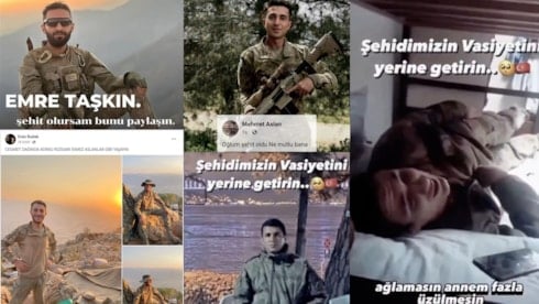 Şehitlerin yürek yakan paylaşımları