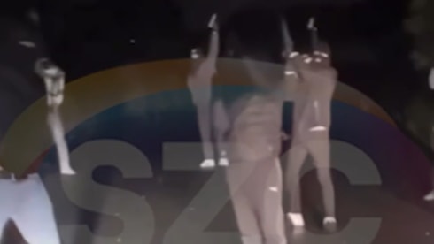 Çete liderinin doğum gününü uzun namlulu silahlarla kutladılar