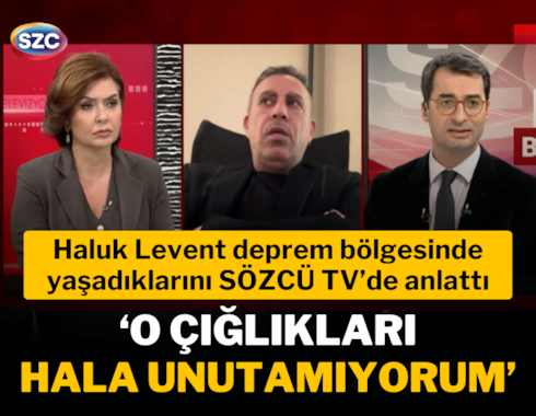 Haluk Levent deprem bölgesinde yaşadıklarını anlattı: O çığlıkları hala unutamıyorum