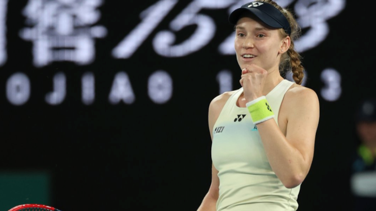 Avustralya Açık'ta tek kadınlar şampiyonu Elena Rybakina