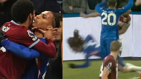 Futbolun kalbinde çılgın kavga! Tutup yere fırlattı, boğazını sıktı!